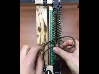 how to knit from paracord