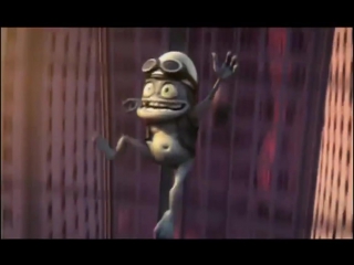 frog watch funny clip crazy frog dances and sings