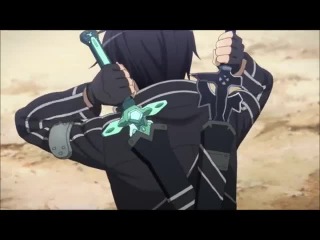 sword art online sword art online sword art online sao - clip amv - skillet - rise