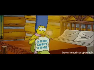 simpsons sex - famous toons facial
